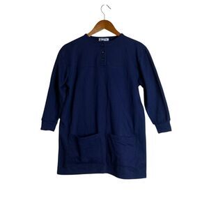 Anthony Richard’s navy fleece‎ sweater. Size small